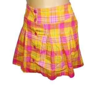 NWT Delia's Dollskill Chasing Sunshine Plaid Mini‎ Skirt Plus Kawaii Preppy 2x